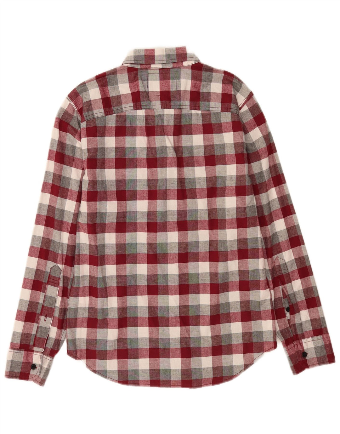 Camisa masculina Hollister XS de algodão xadrez multicolorido