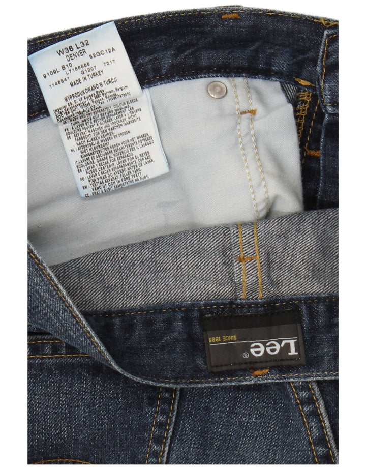 Lee Mens Denver Bootcut Jeans W36 L32 Azul Marinho Algodão