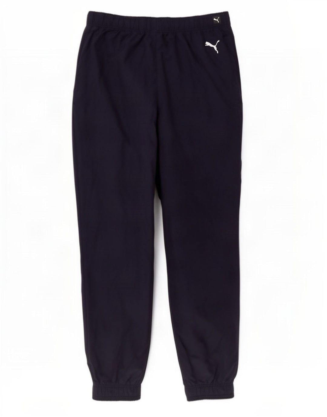 Calça de treino masculina Puma Joggers grande poliéster azul marinho