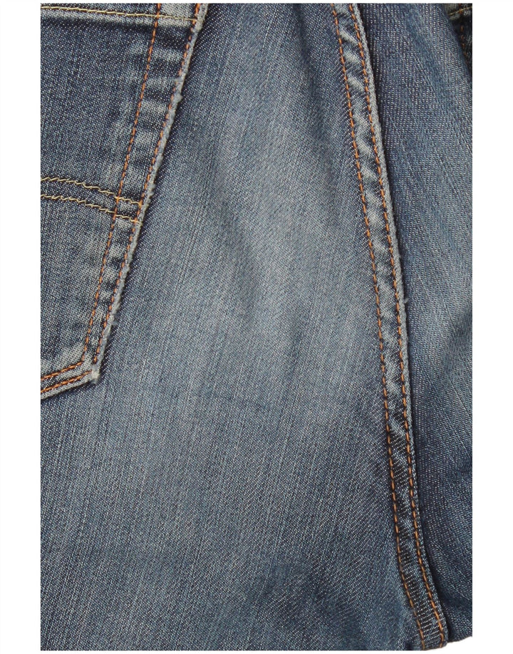 Levi's Masculino 504 Straight Jeans W32 L34 Azul Marinho Algodão