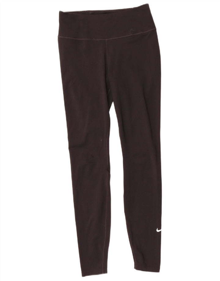 Leggings Nike Dri Fit Feminina UK 10 Pequenas Pretas
