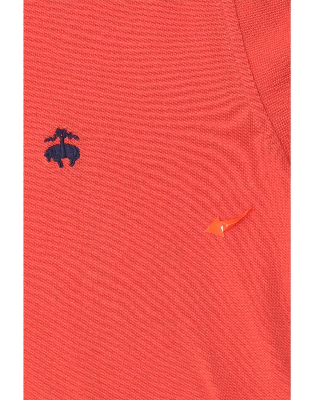 BROOKS BROTHERS Camisa polo masculina slim fit de algodão vermelho médio