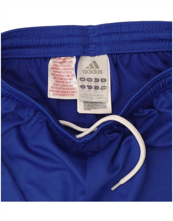 ADIDAS Womens Climalite Sport Shorts UK 6 XS Azul Poliéster