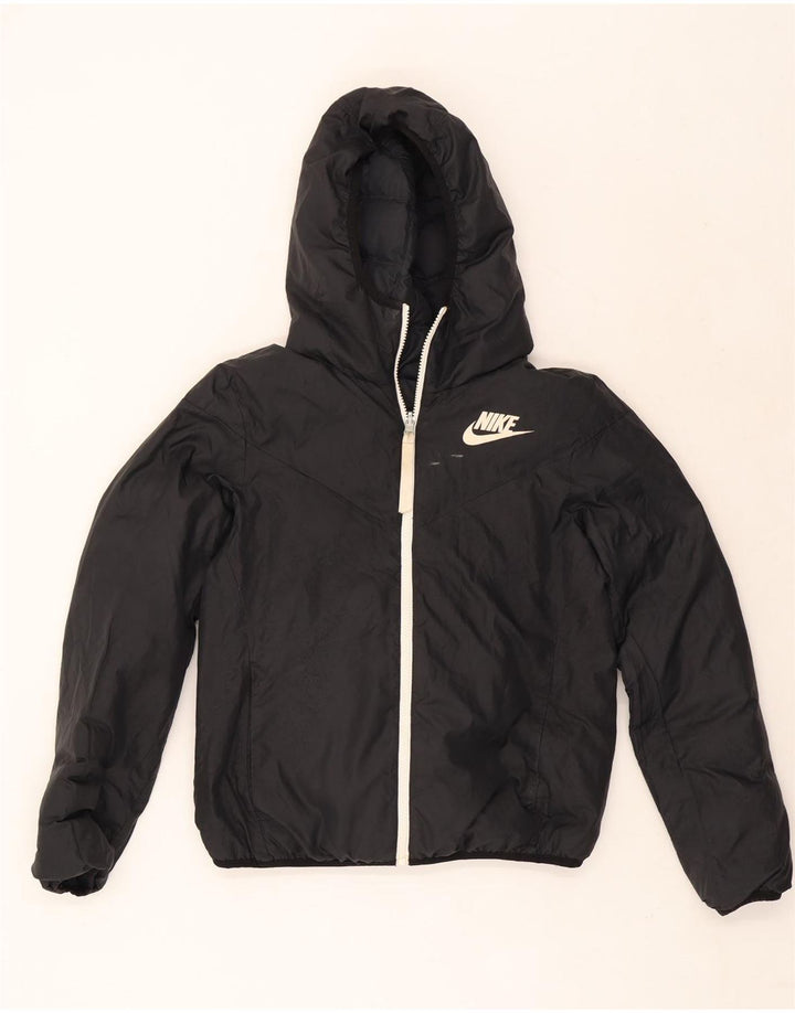 Jaqueta Nike Feminina Oversized com Capuz Reversível Acolchoada UK 6 XS Preto