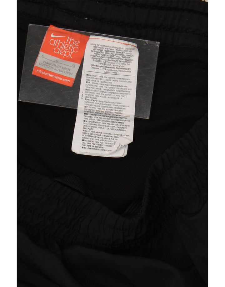 Calça de treino masculina Nike joggers grande poliéster preto