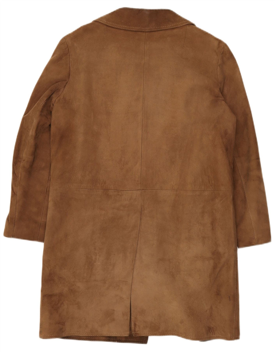 Sobretudo feminino VINTAGE de camurça Sherpa EU 38 médio bege