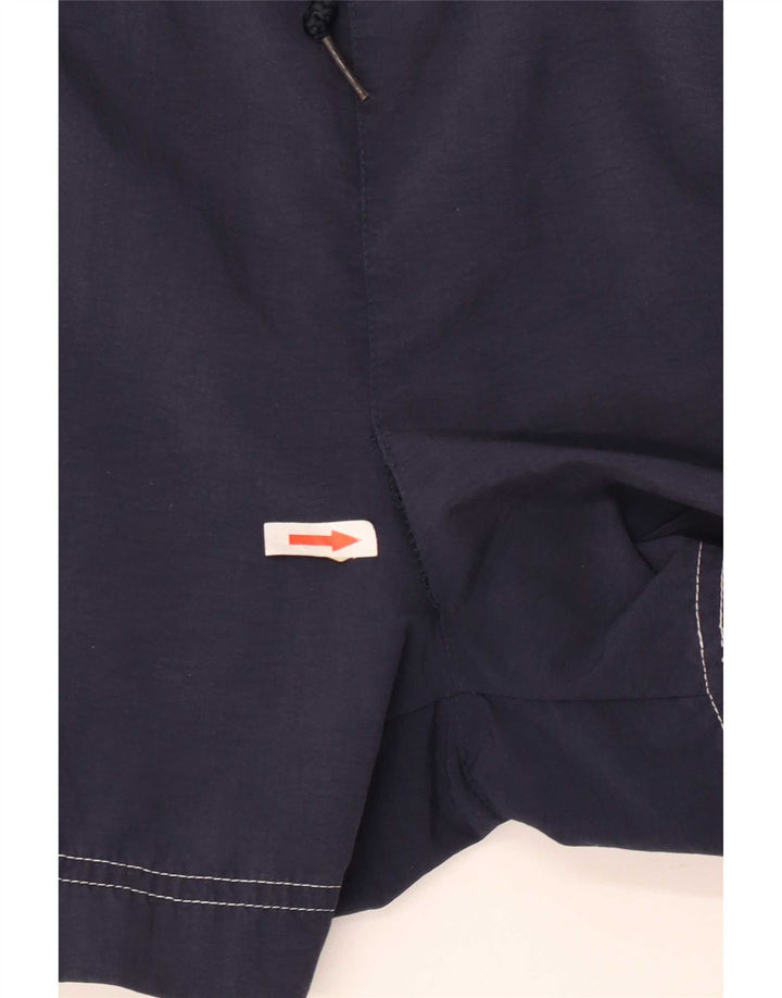 Shorts esportivos masculinos Champion pequenos azul marinho