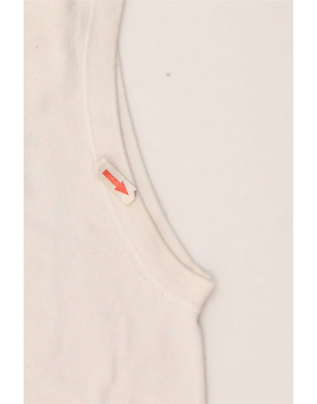 Zara Womens Vest Top UK 12 Médio Branco