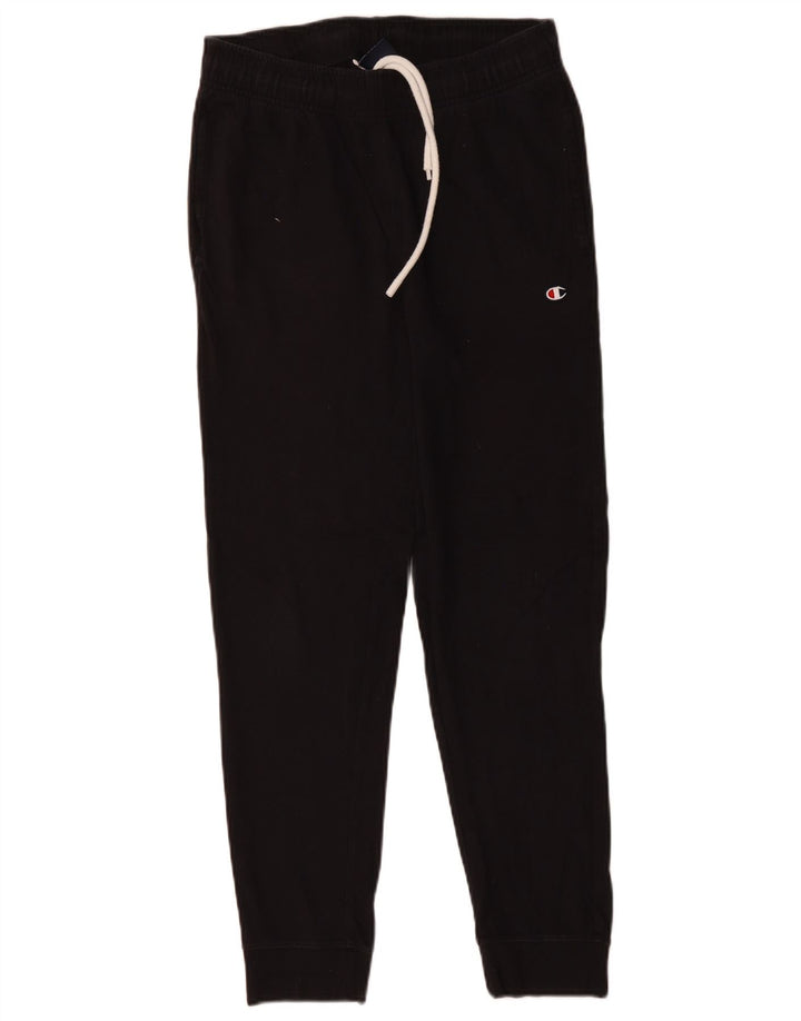Calça de treino masculina Champion Joggers pequeno algodão preto