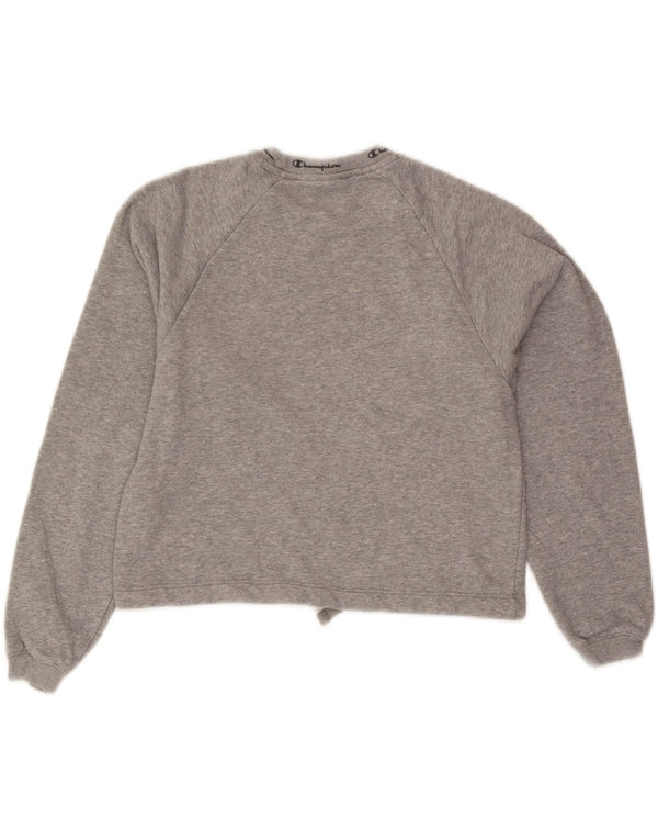 Jumper de moletom feminino Champion UK 10 pequeno algodão cinza