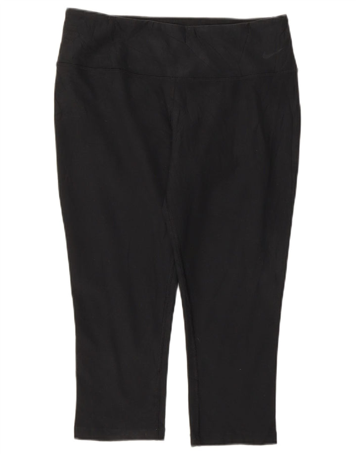 Leggings Nike Dri Fit Capri UK 12 Médio Preto Poliéster