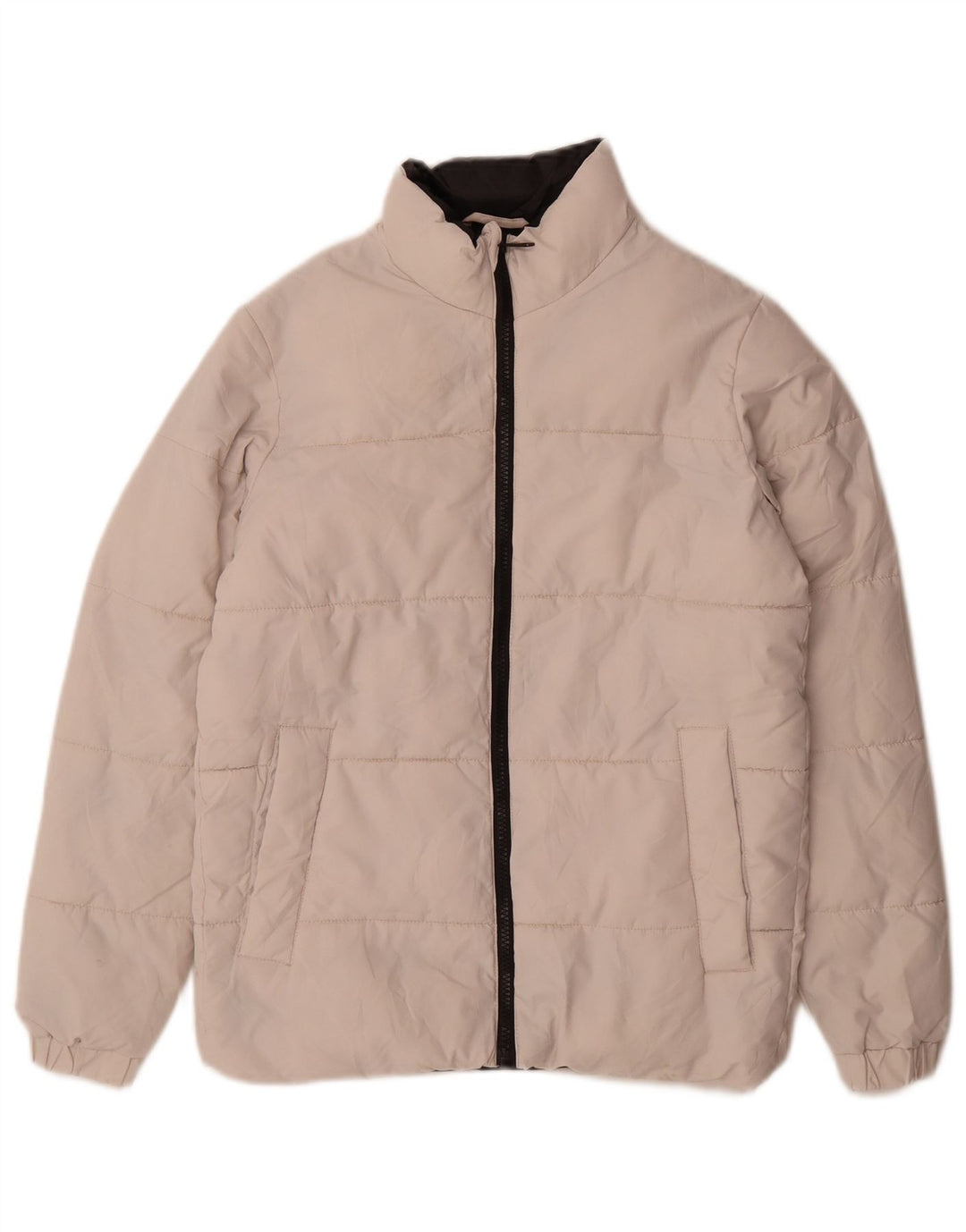 Jaqueta acolchoada Jack & Jones Boys 11-12 anos poliéster bege
