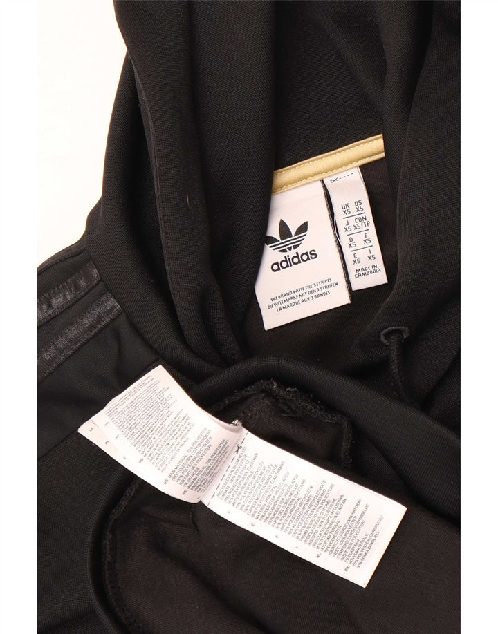 Adidas Mens Graphic Hoodie Jumper XS Poliéster Preto