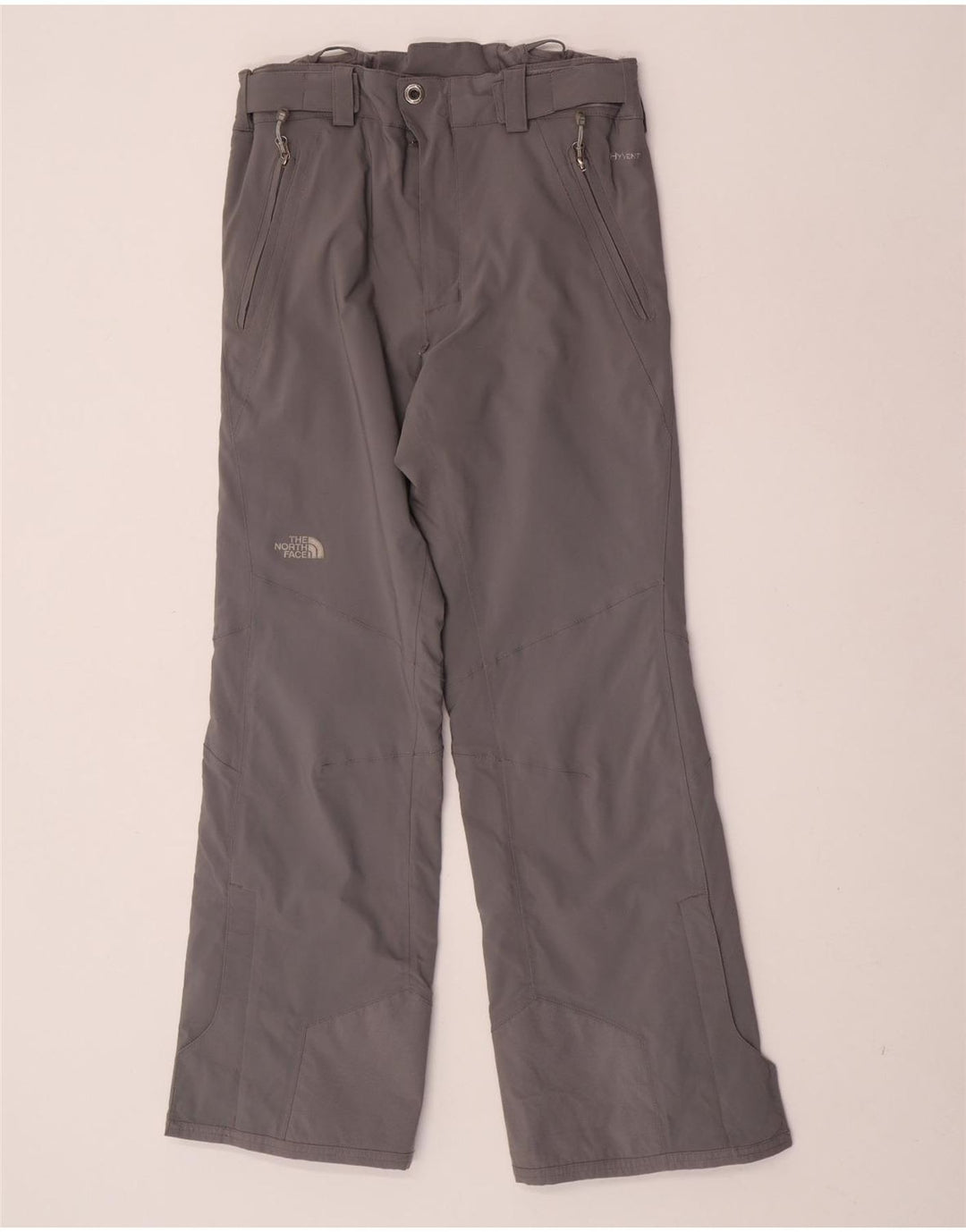 Calças de esqui masculinas The North Face em nylon cinza médio