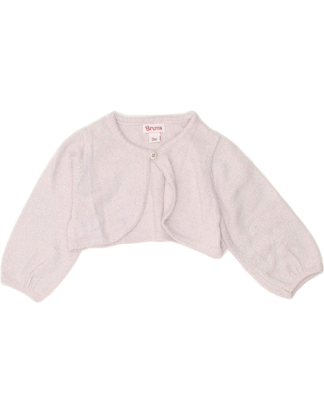 BRUMS Baby Girls Bolero Cardigan Sweater 0-3 Months Pink Vintage Brums and Second-Hand Brums from Messina Hembry 