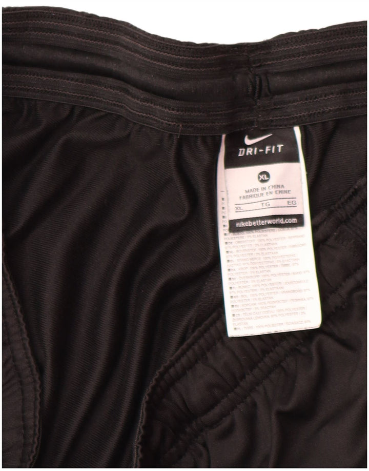 Calça de treino Nike Mens Dri Fit XL preta poliéster