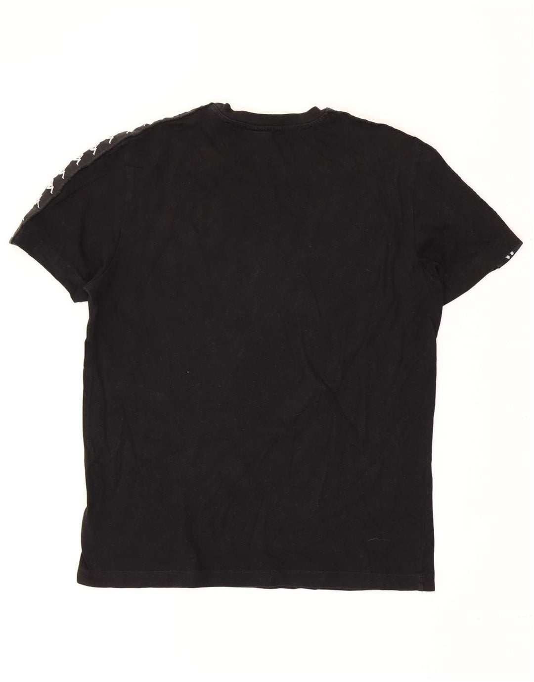 Camiseta gráfica masculina Kappa Top médio preto