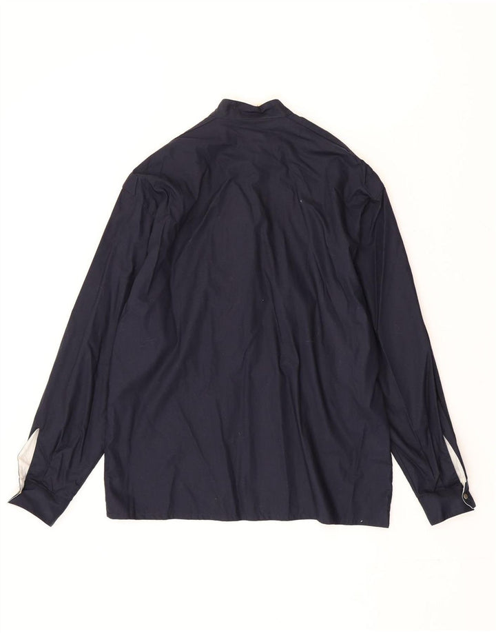 Pulôver feminino Laurel com ajuste solto EU 34 XS azul marinho algodão