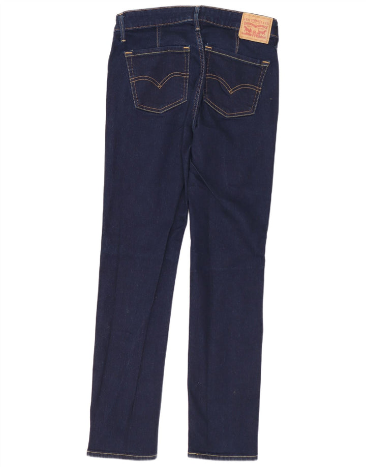 Calça jeans feminina Levi's 712 Slim W26 L28 azul marinho algodão
