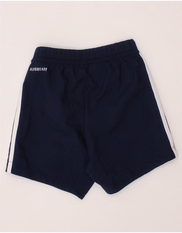 Shorts esportivos ADIDAS para meninos Aeroready 12-18 meses azul marinho poliéster