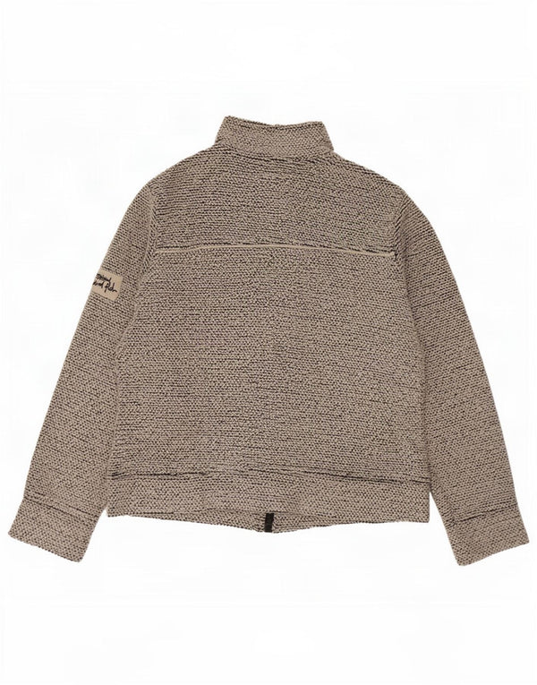 Casaco de treino feminino Weird Fish UK 16 grande algodão cinza