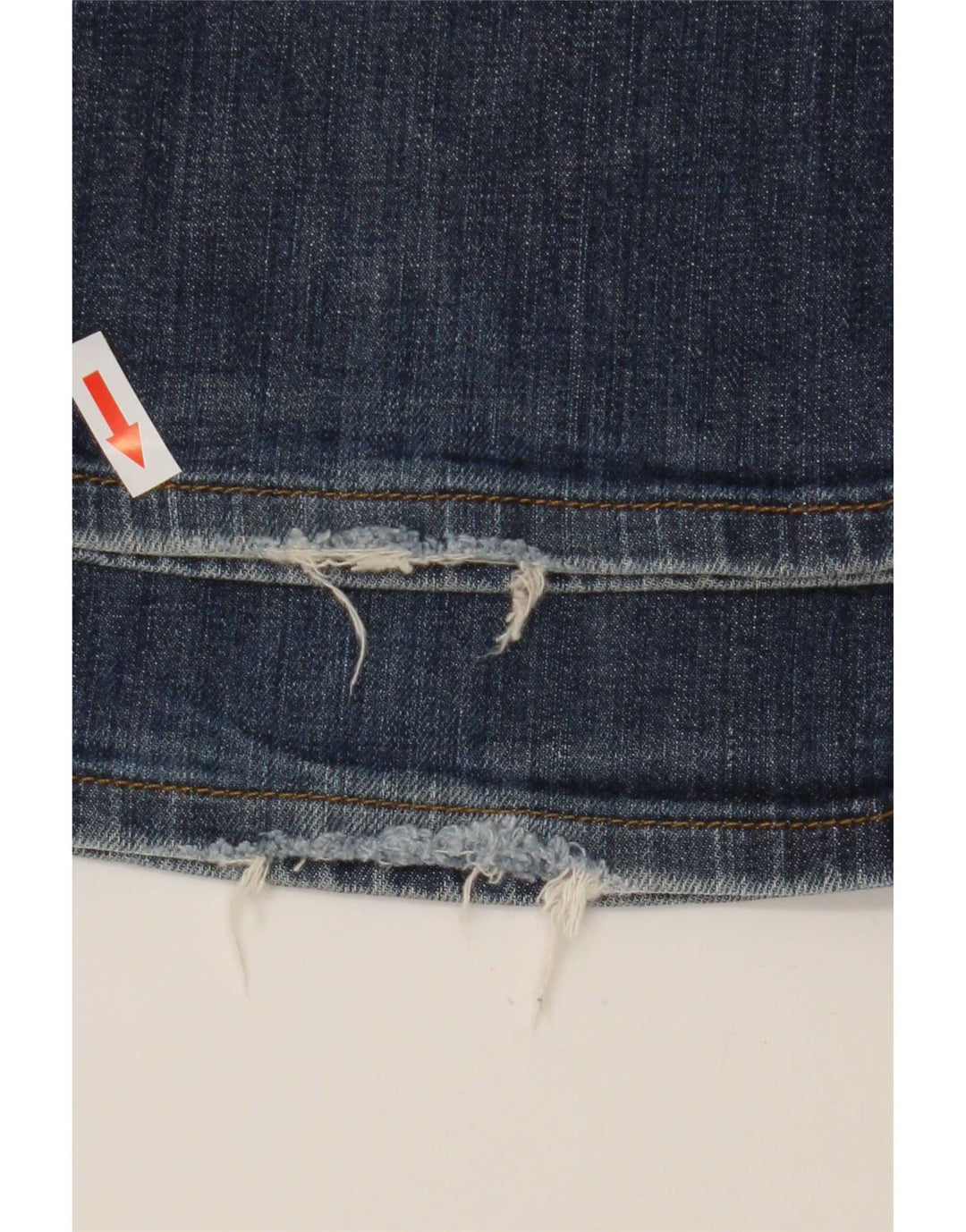 Calça jeans feminina Levi's 627 Straight W28 L30 azul algodão