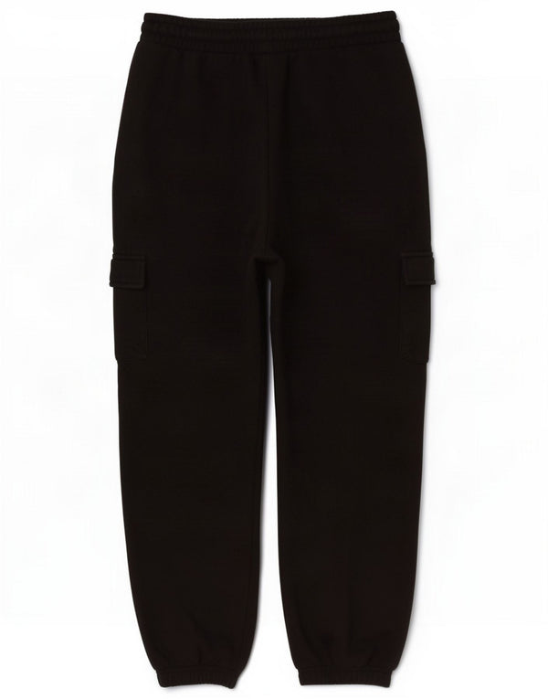 Fila Mens Cargo Calças de treino Joggers Grande Algodão Preto