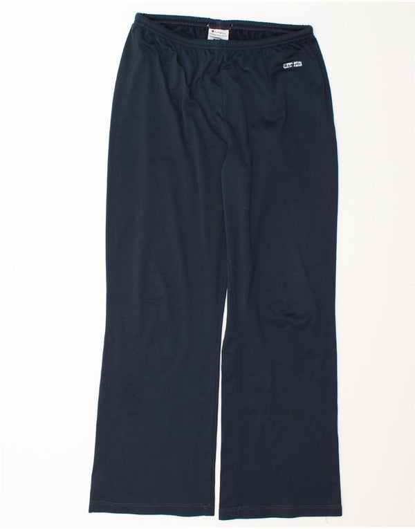 Calça de treino feminina CHAMPION UK 14 grande poliéster azul marinho