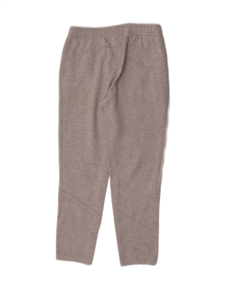 Calça de treino masculina Puma algodão cinza médio