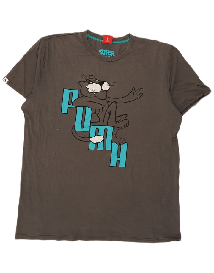 Camiseta masculina PUMA Graphic XL cinza
