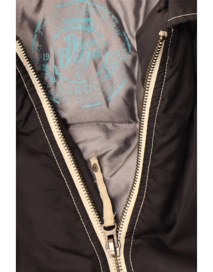 Jaqueta bomber acolchoada masculina Carrera UK 40 grande preta