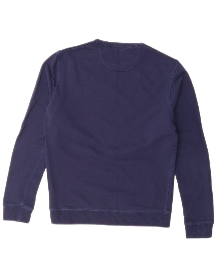Farah moletom masculino jumper pequeno algodão azul marinho