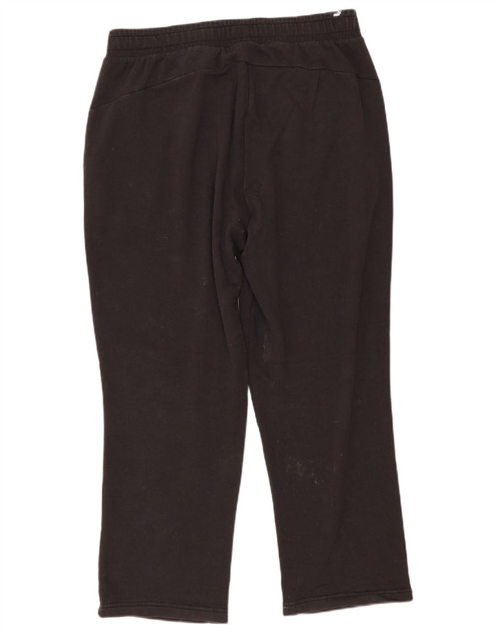 Calça de treino masculina Puma XL algodão preto