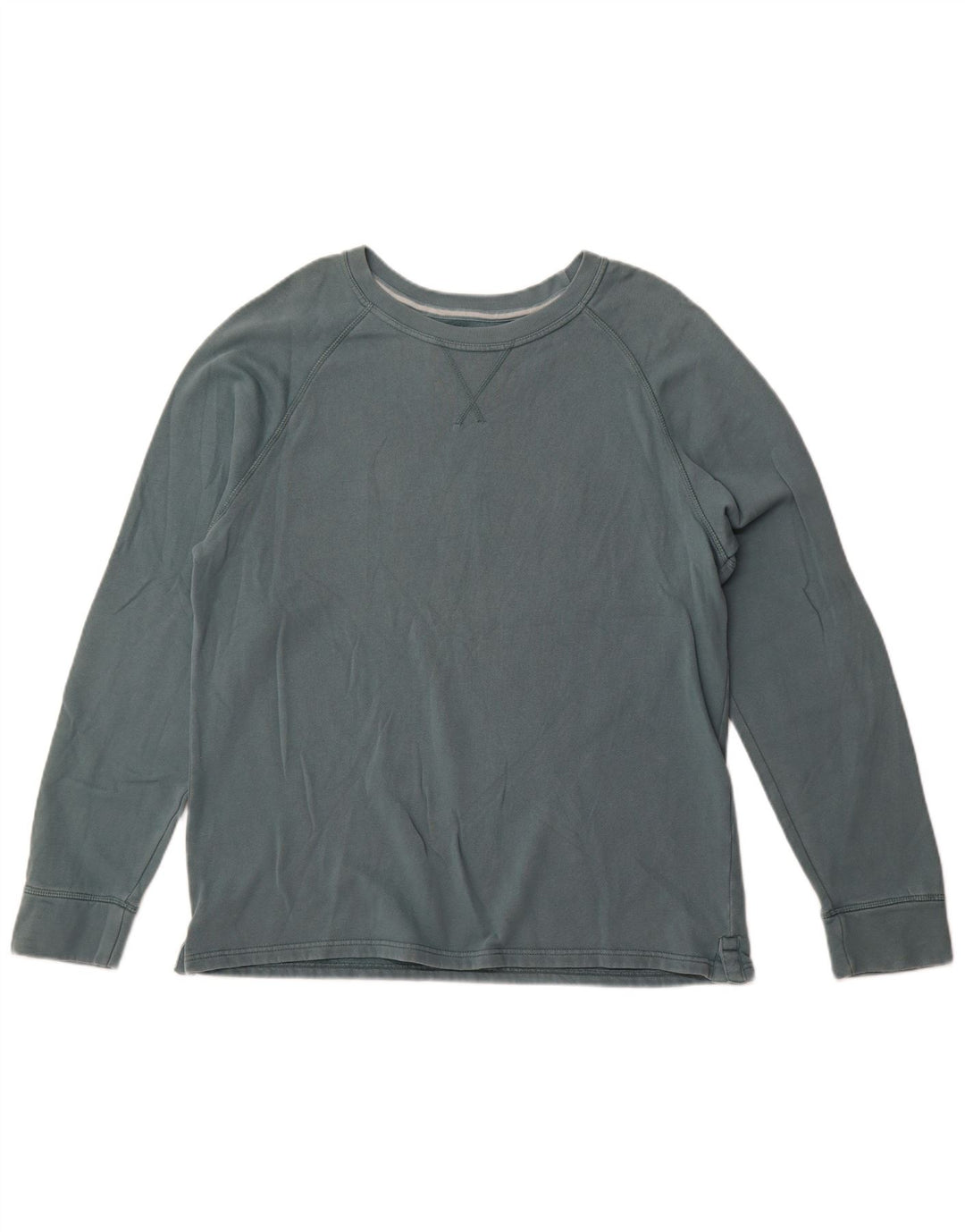Fat Face Mens Gráfico Moletom Jumper Grande Algodão Verde