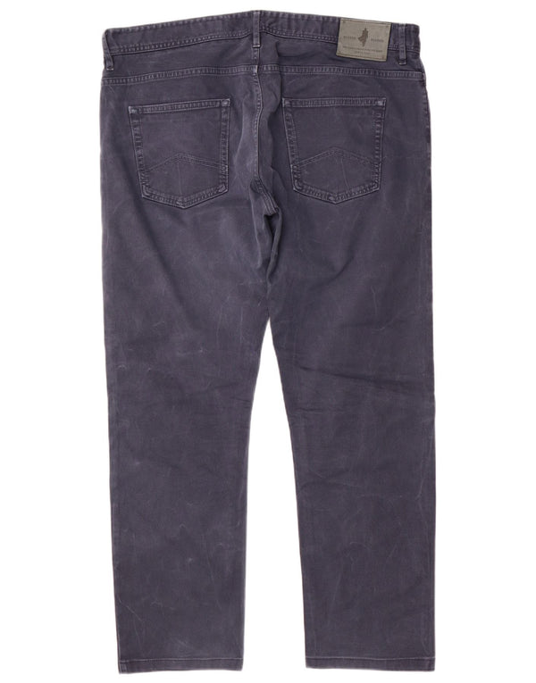 Marlboro Classics Masculino Regular Tapered Jeans W38 L30 Azul Marinho Algodão