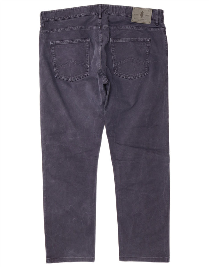 Marlboro Classics Masculino Regular Tapered Jeans W38 L30 Azul Marinho Algodão