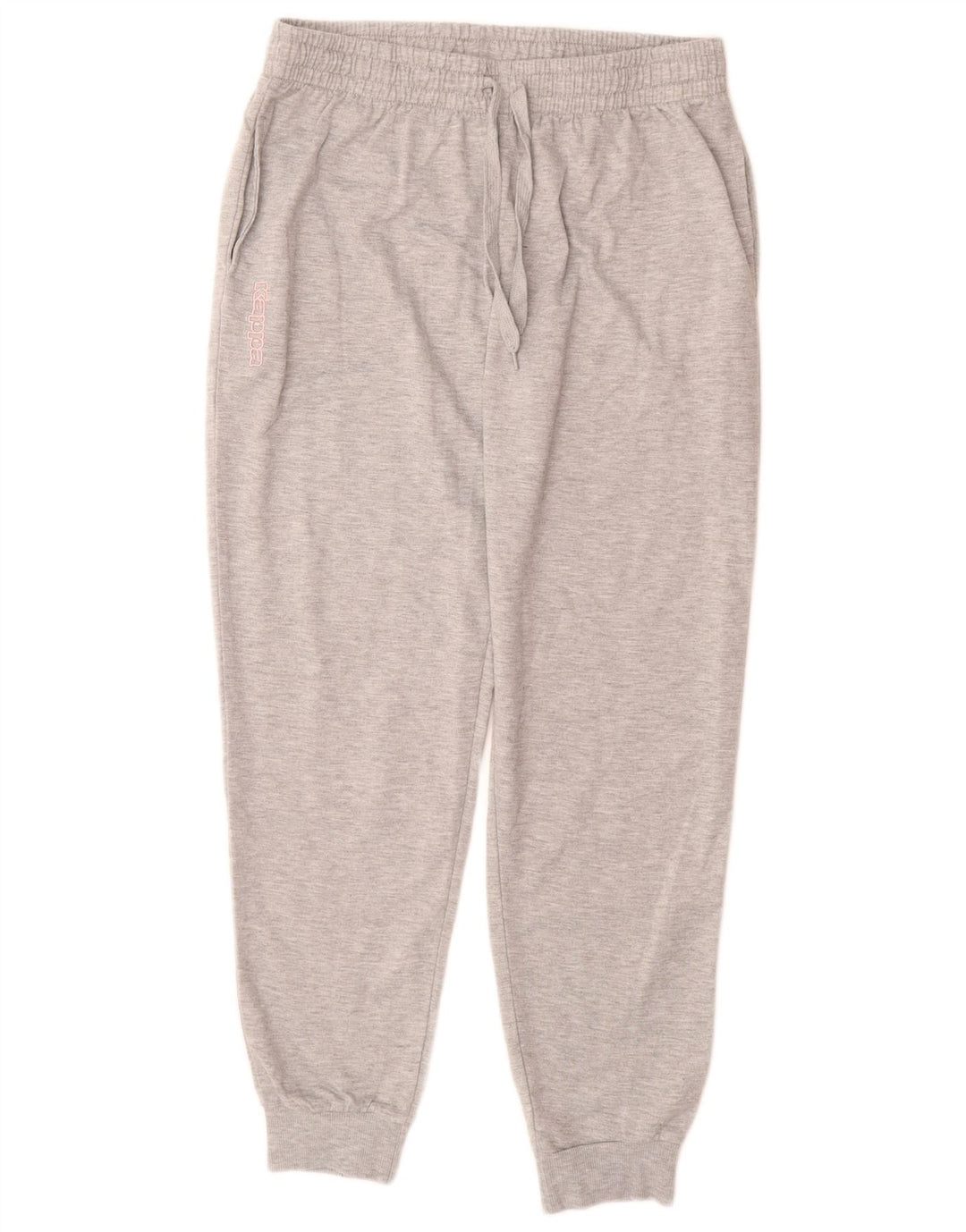 Calça de treino feminina Kappa Joggers UK 18 XL cinza poliéster