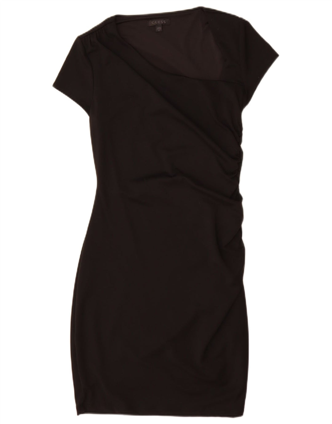 Guess Vestido Bodycon Feminino UK 12 Médio Preto Poliamida