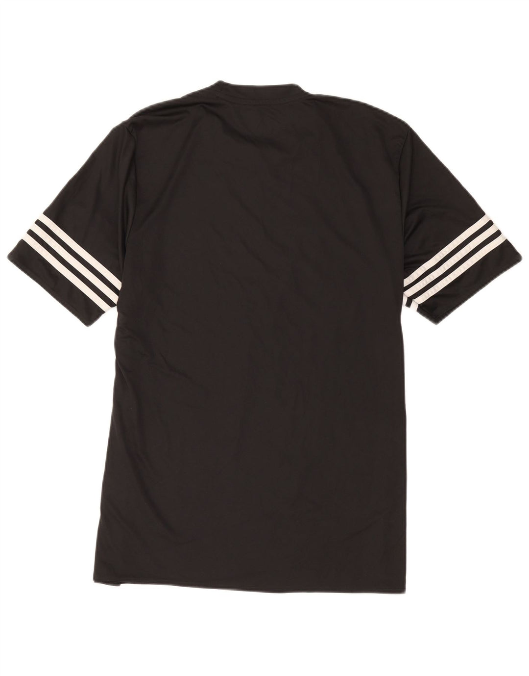 Adidas Mens Climalite Camiseta Top Grande Poliéster Preto
