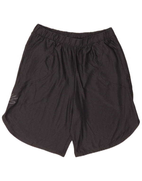 Shorts esportivos masculinos Under Armour grandes pretos