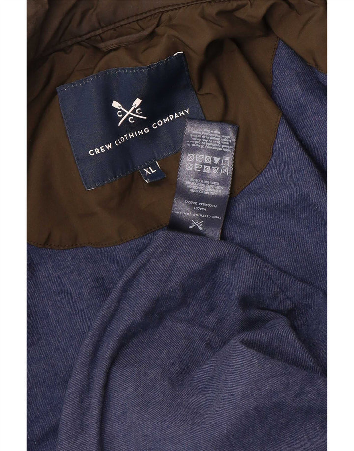 Jaqueta acolchoada masculina UK 42 XL da roupa da tripulação poliéster cáqui