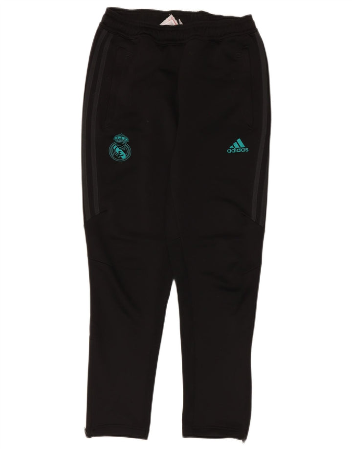 Calças de treino ADIDAS Menino Real Madrid 11-12 anos preto poliéster