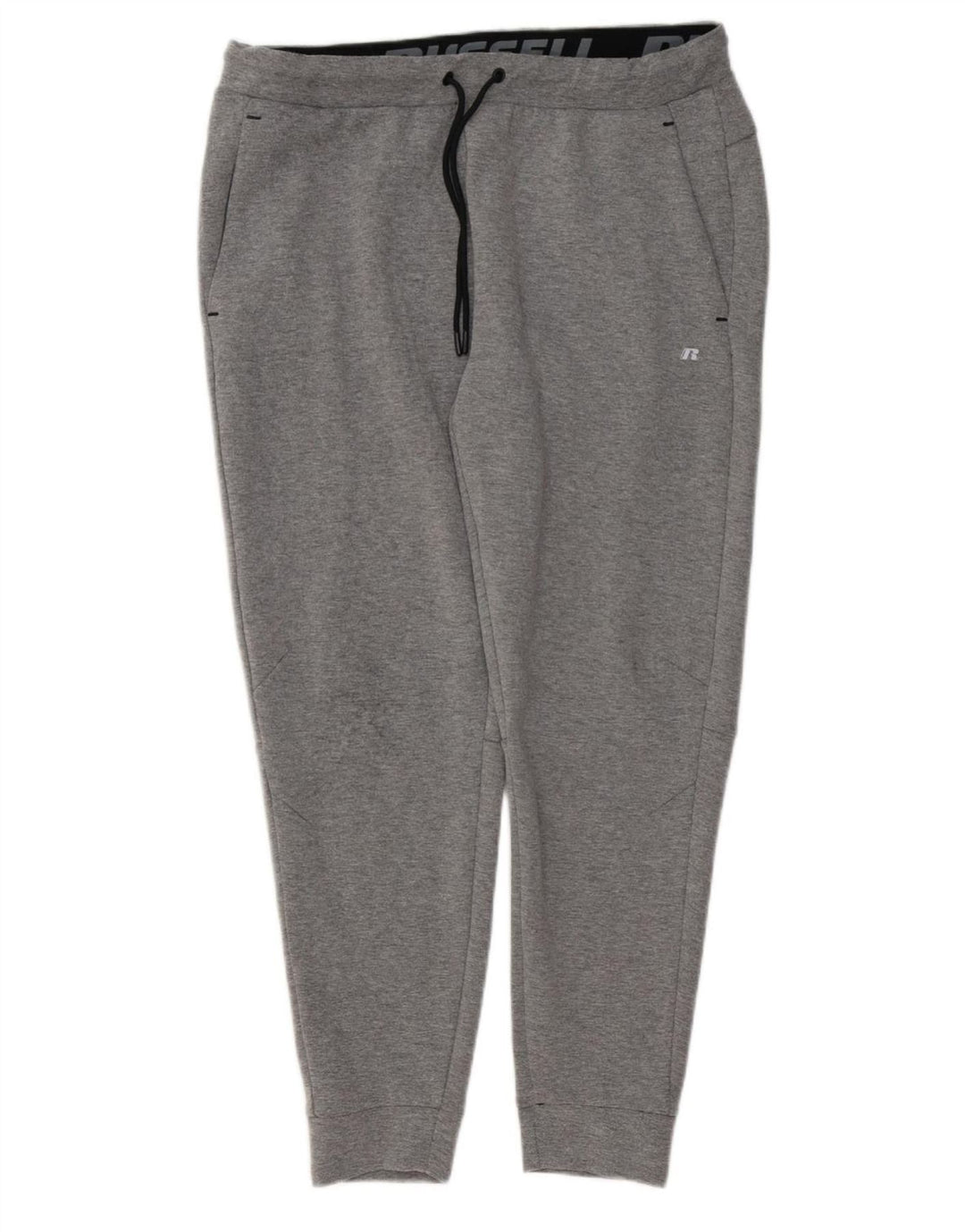 RUSSELL ATLÉTICO Mens Calças de treino Joggers poliéster cinza grande