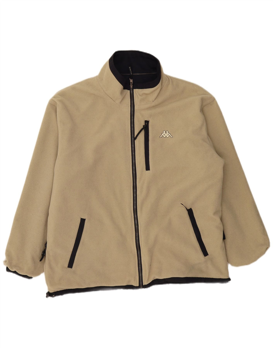 Jaqueta reversível masculina KAPPA UK 40 grande poliéster azul marinho