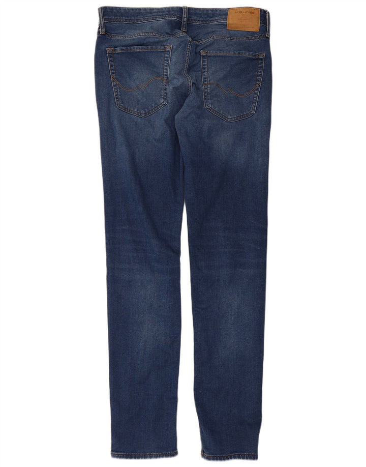 Jeans Jack & Jones feminino GLENN Slim W34 L34 azul algodão