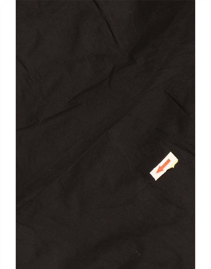 Jaqueta corta-vento feminina Superdry com capuz Reino Unido 10 pequeno preto nylon