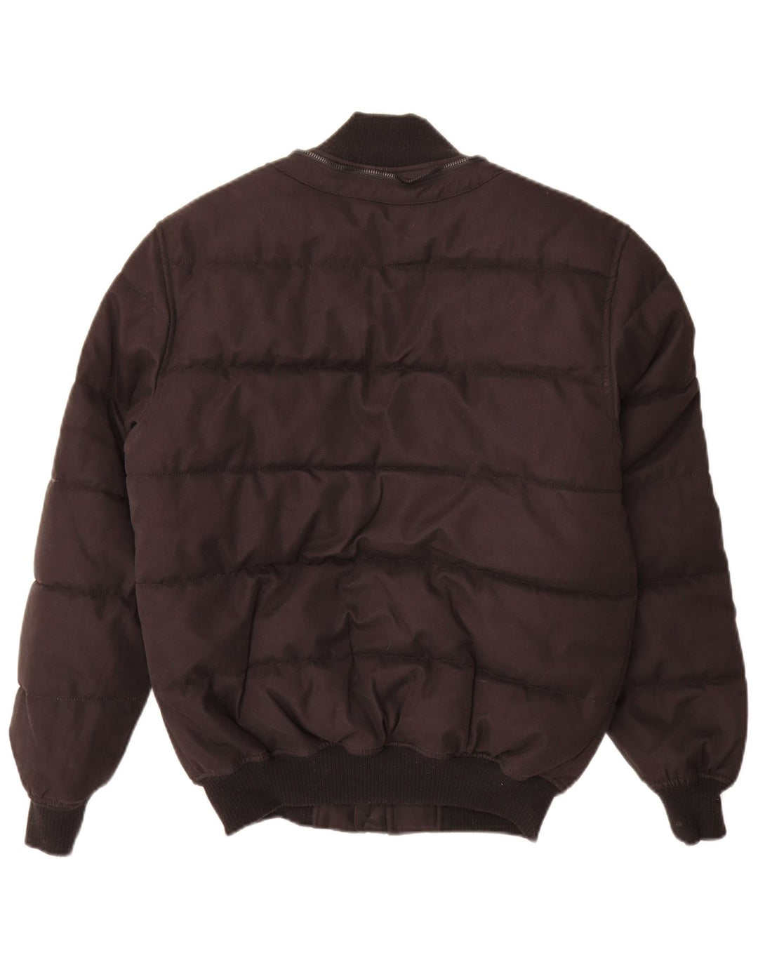 Jaqueta acolchoada masculina Zara UK 36 poliéster preto pequeno