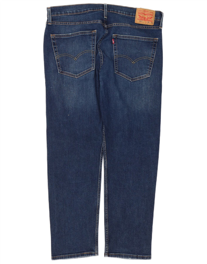 Levi's Masculino 502 Regular Tapered Jeans 36 L30 Azul Algodão