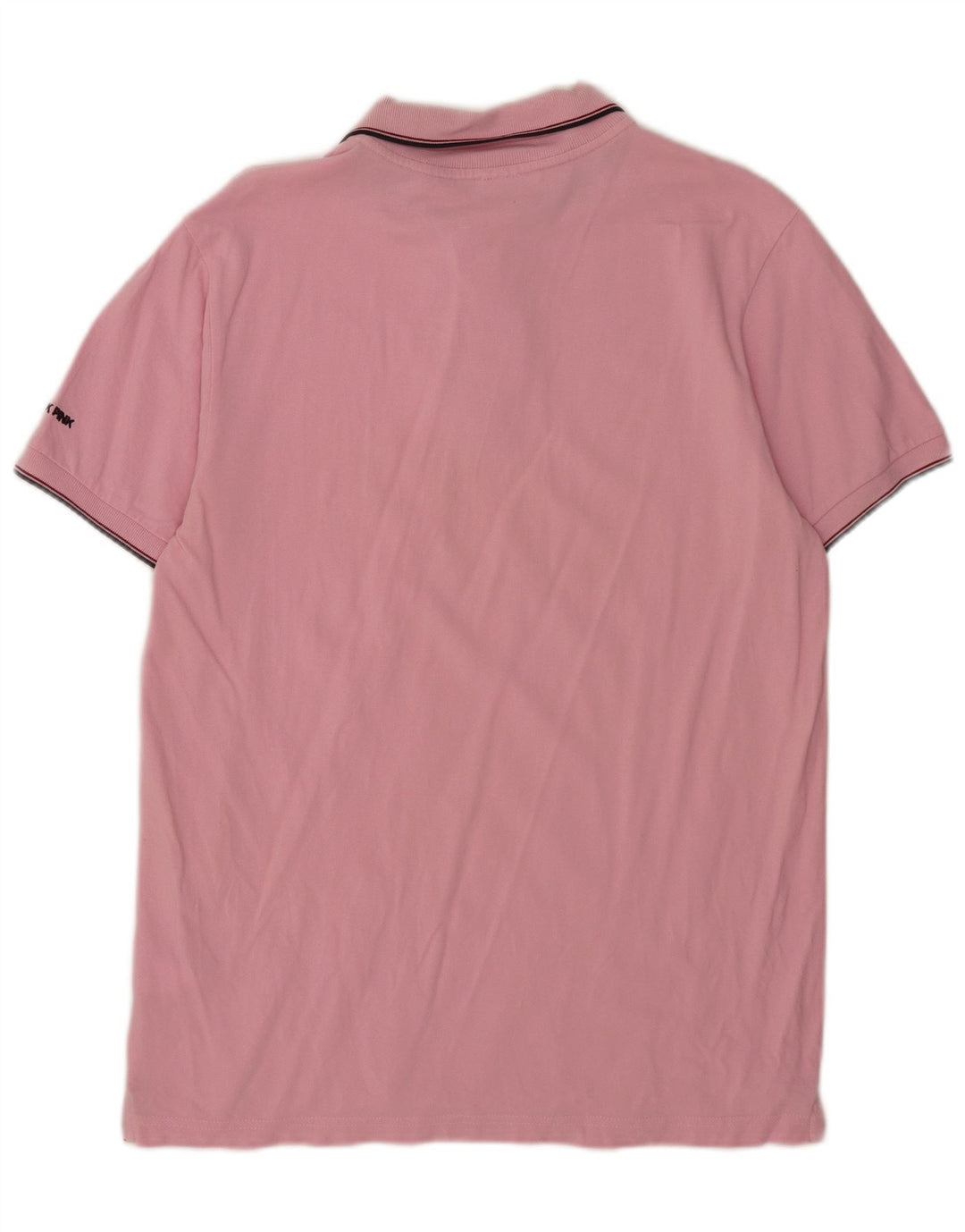 Camisa polo masculina Think Pink grande algodão rosa
