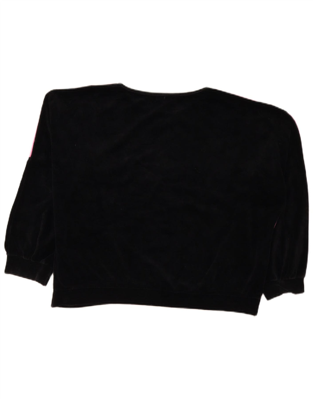 Camisola feminina vintage Jumper UK 18 XL rosa colorblock poliéster